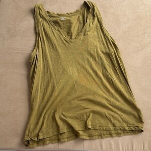 Madewell Mustard Tank Top